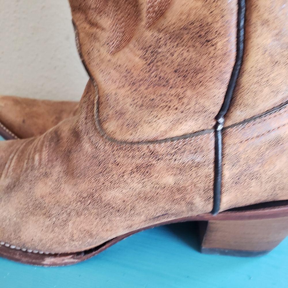Corral 8.5 Distressed Naham Brown Cowgirl Boots - Picture 8 of 16